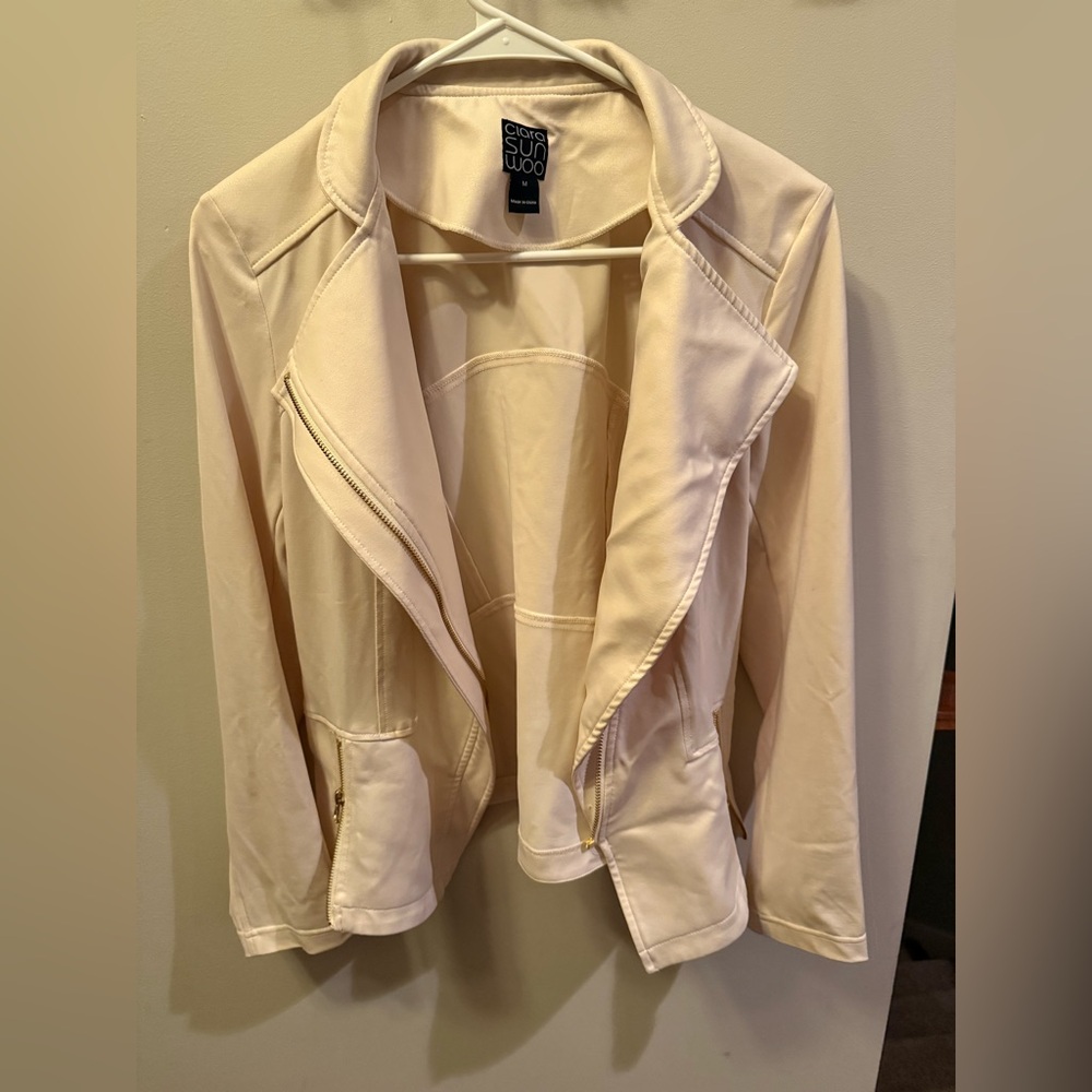 CLARA SUNWOO Cream Blazer